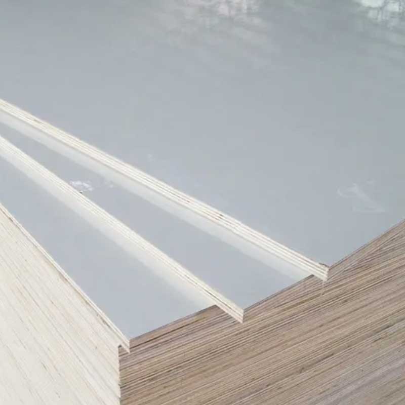 white film faced plywood