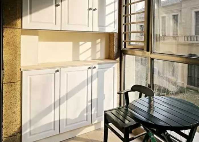 veranda melamine white panel